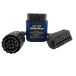 UniCarScan BT Diagnoseadapter + 10 Pol. Adapterkabel